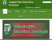 Tablet Screenshot of gimnazium.refleva.com